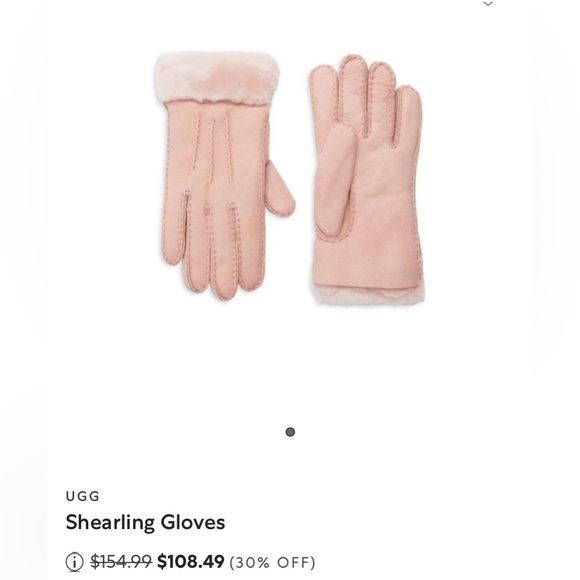 UGG Pink Cloud Winter Gloves-NWT - Picture 2 of 6